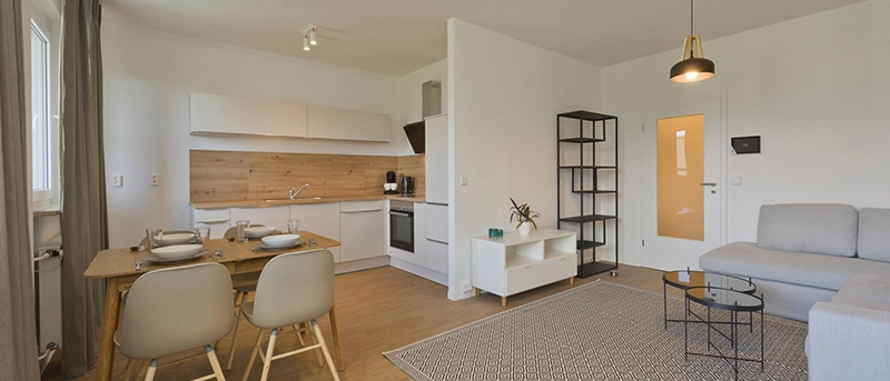 Möbliertes Apartment im smarten Quartier