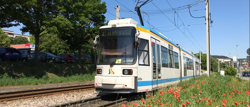 Symbolbild Straßenbahn in Winzerla 