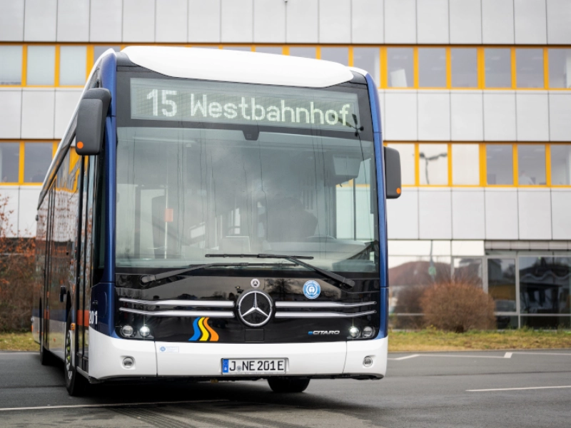 Vorstellung der ersten eCitaros 2020.