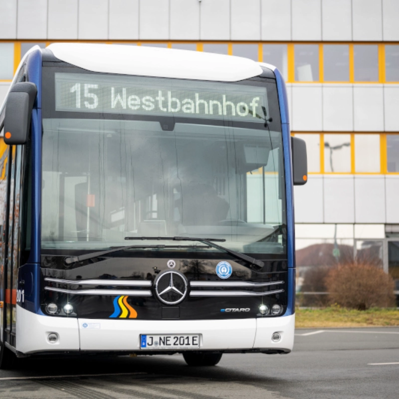 Vorstellung der ersten eCitaros 2020.