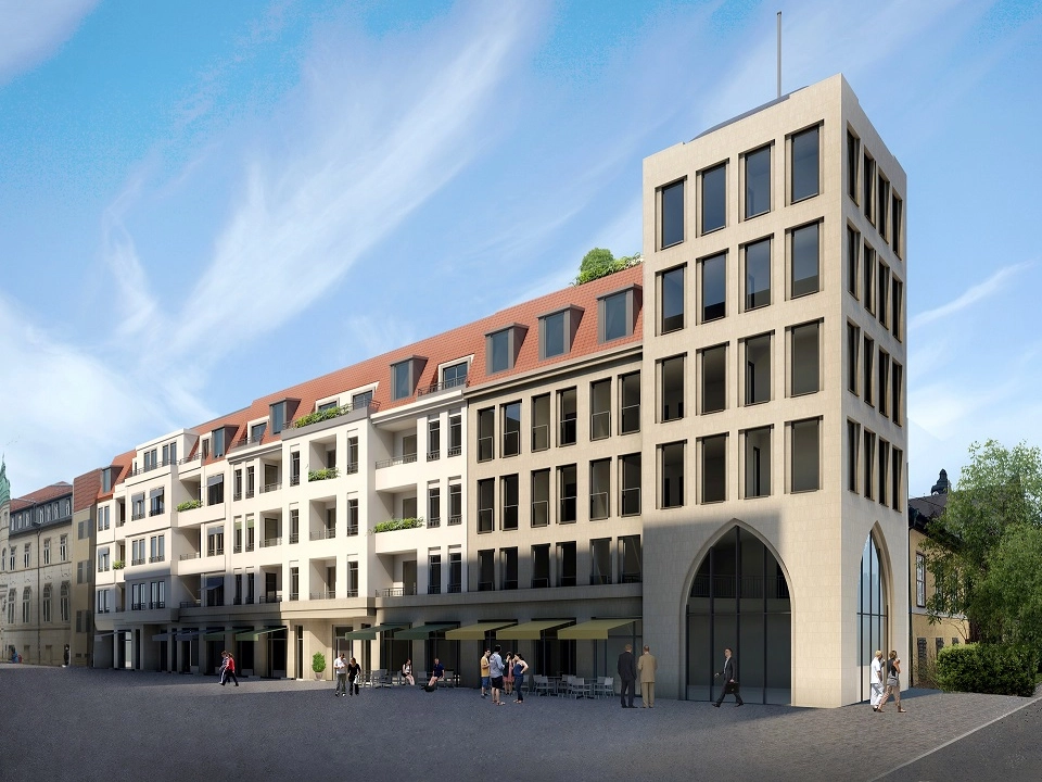 Neubau Saaltor: Wohn- und Gewerberäume