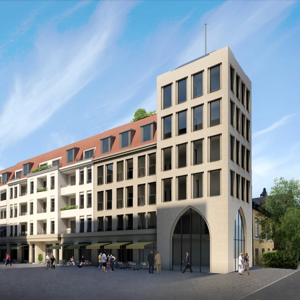 Neubau Saaltor: Wohn- und Gewerberäume