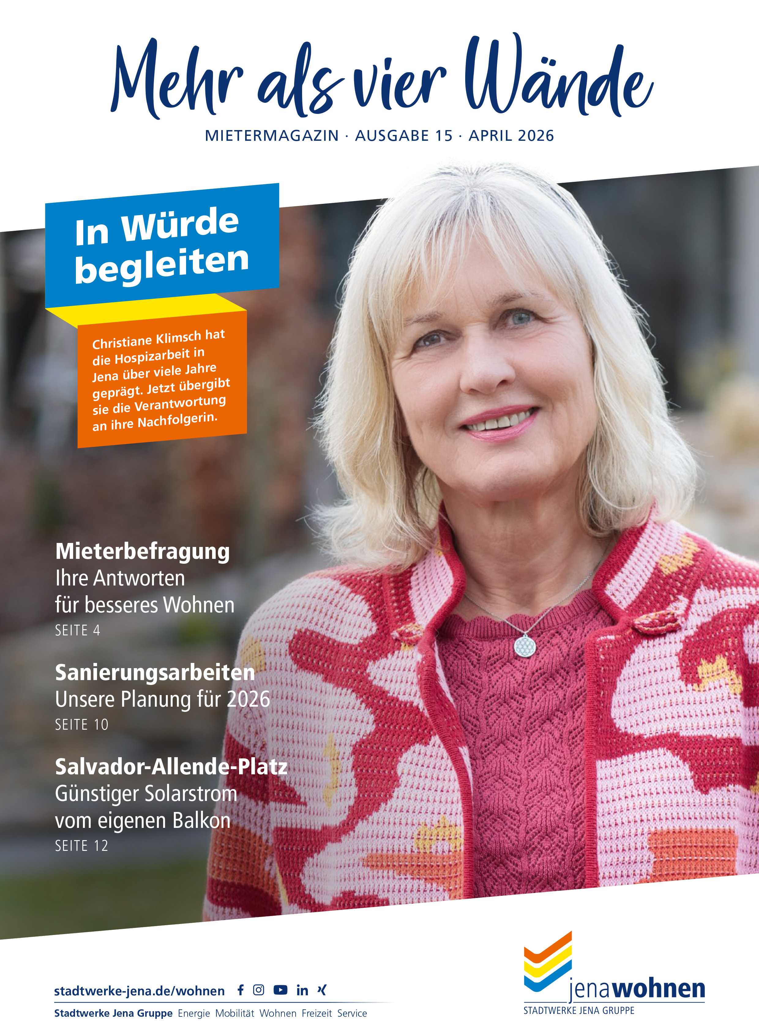 Das Cover des Mietermagazins - Ausgabe 15